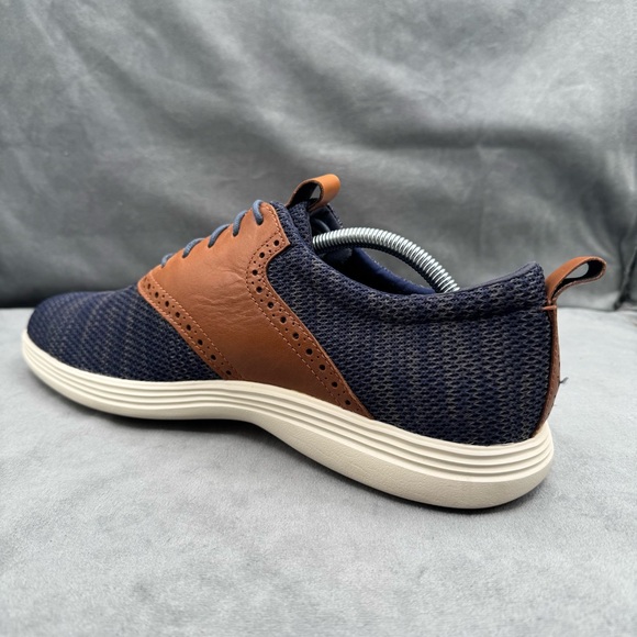 Cole Haan Grand Tour Knit Oxford Shoes Men’s Size 11.5 Navy Tan Comfort Dress - Picture 3 of 14